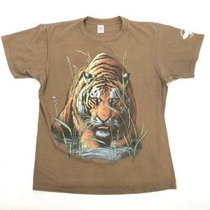UNIVERSITY Of ILLINOIS L T-shirt Tiger Vintage